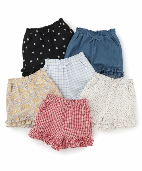 petit main / プティマイン ショート・ハーフ・半端丈パンツ | 【接触冷感/リンク】ちびフリルショートパンツ | 詳細9