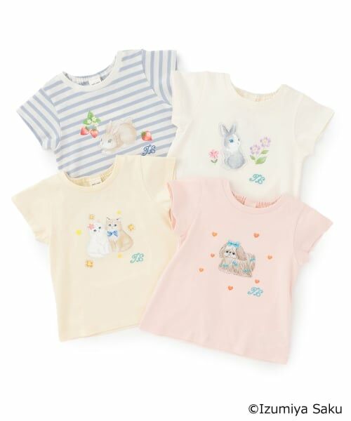 petit main / プティマイン Tシャツ | 【泉屋 サク】アニマルプリントTシャツ | 詳細17