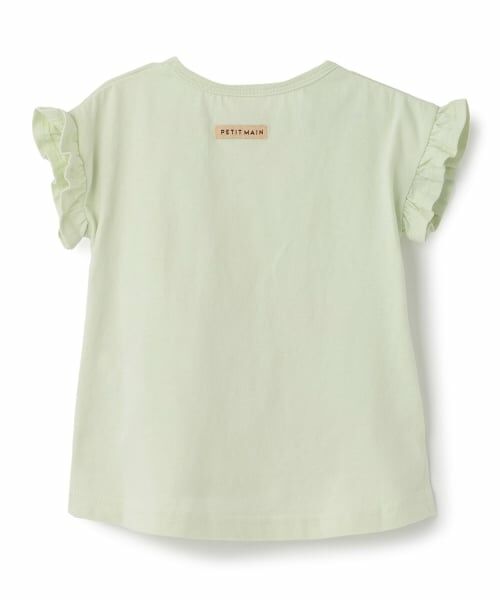 petit main / プティマイン Tシャツ | 袖フリル刺しゅうTシャツ | 詳細10