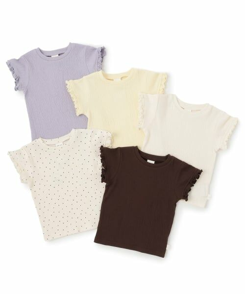 petit main / プティマイン Tシャツ | カット楊柳Tシャツ | 詳細6