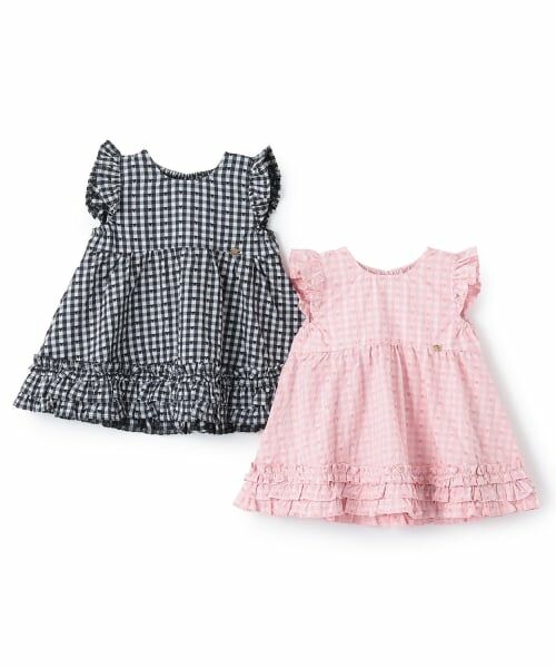 petit main / プティマイン その他トップス | ハートギンガムチュニック | 詳細11