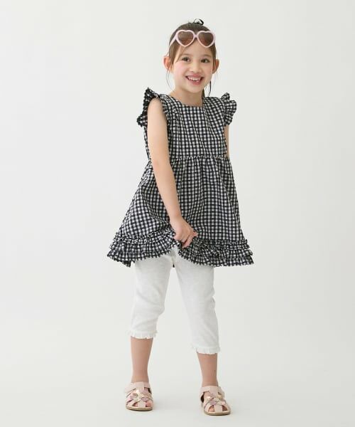 petit main / プティマイン その他トップス | ハートギンガムチュニック | 詳細3