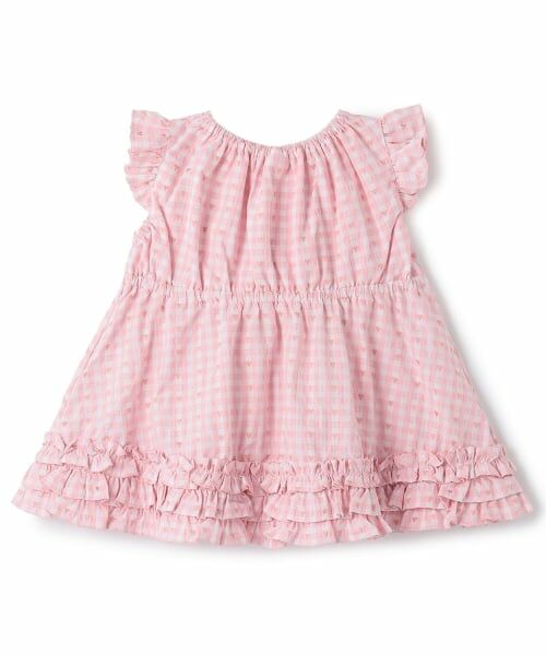 petit main / プティマイン その他トップス | ハートギンガムチュニック | 詳細5