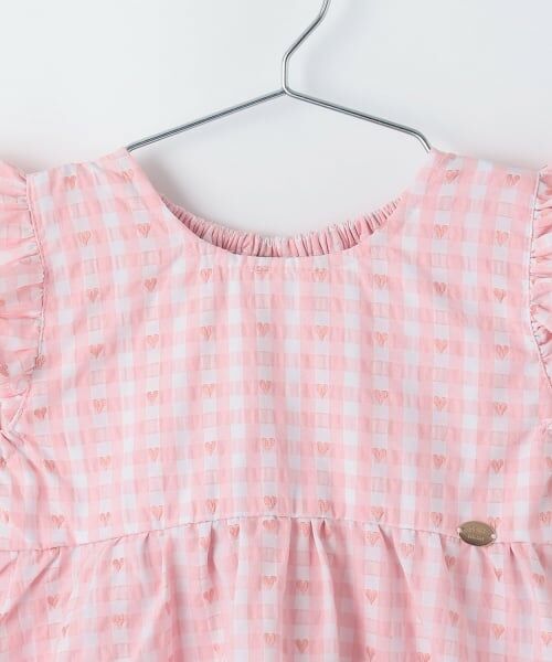 petit main / プティマイン その他トップス | ハートギンガムチュニック | 詳細6