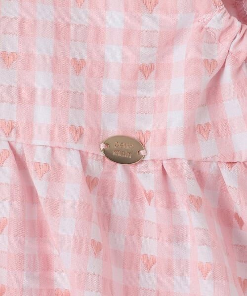 petit main / プティマイン その他トップス | ハートギンガムチュニック | 詳細8