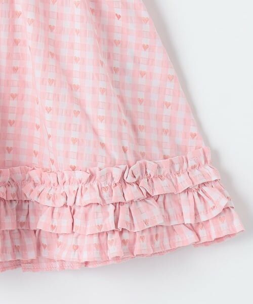 petit main / プティマイン その他トップス | ハートギンガムチュニック | 詳細9