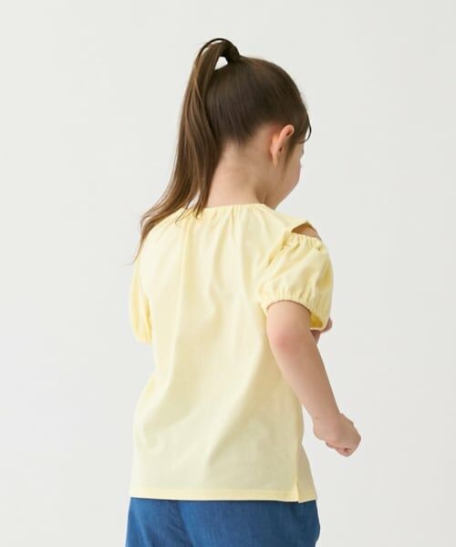 petit main / プティマイン Tシャツ | リボンオフショルTシャツ | 詳細2