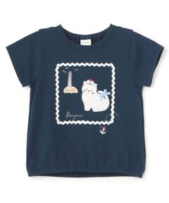 petit main / プティマイン Tシャツ | 【接触冷感】アソート刺しゅうTシャツ