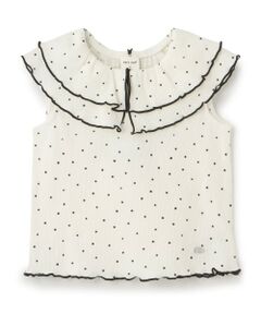 petit main / プティマイン Tシャツ | 【接触冷感/リンク】メロー衿Tシャツ