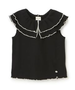 petit main / プティマイン Tシャツ | 【接触冷感/リンク】メロー衿Tシャツ