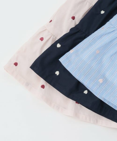 petit main / プティマイン ミニ丈・ひざ丈ワンピース | 【リンク】ハート刺しゅうドッキングワンピース | 詳細12