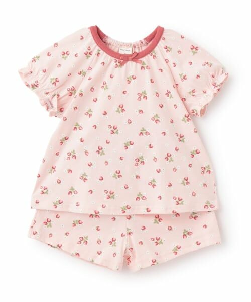 petit main / プティマイン ルームウェア | GIRLS半袖パジャマ（ピンク）