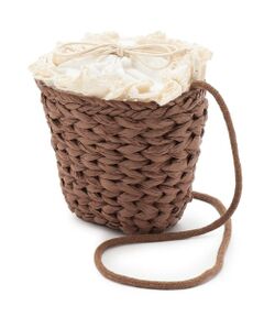 petit main / プティマイン ショルダーバッグ | レースつきペーパーポシェット