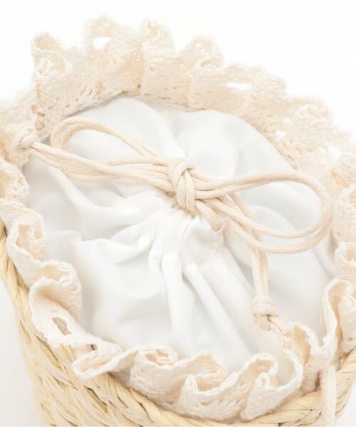 petit main / プティマイン ショルダーバッグ | レースつきペーパーポシェット | 詳細2