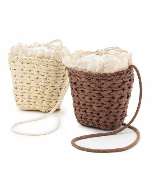 petit main / プティマイン ショルダーバッグ | レースつきペーパーポシェット | 詳細4