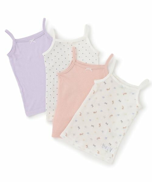 petit main / プティマイン その他インナー・ルームウェア | 【弱酸性】メッシュキャミ肌着2P | 詳細6