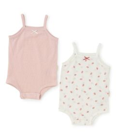 petit main / プティマイン ロンパース | 【弱酸性】メッシュキャミロンパース