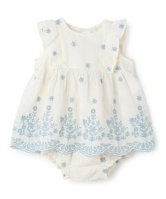 petit main / プティマイン ベビー・キッズウエア | 【リンク】インド綿エンブロイダリーセットアップ