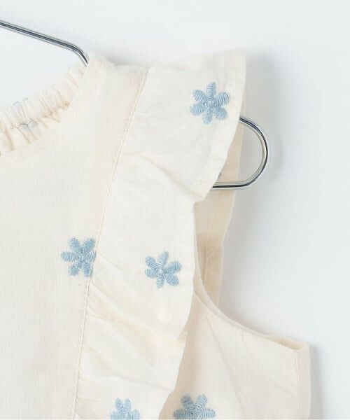 petit main / プティマイン ベビー・キッズウエア | 【リンク】インド綿エンブロイダリーセットアップ | 詳細4