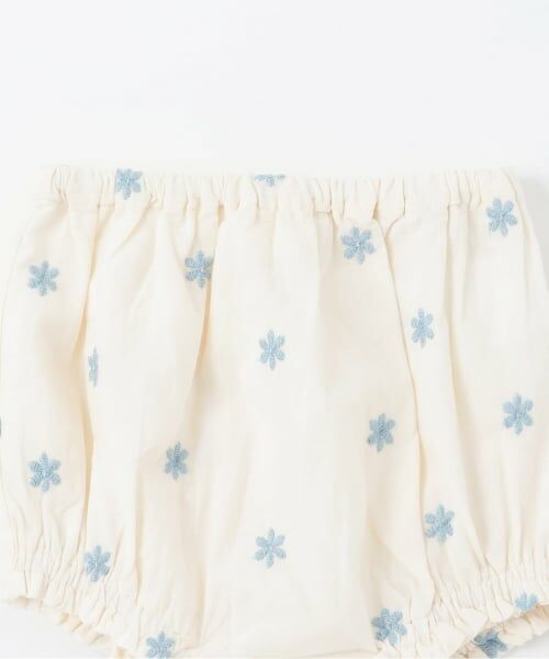 petit main / プティマイン ベビー・キッズウエア | 【リンク】インド綿エンブロイダリーセットアップ | 詳細6