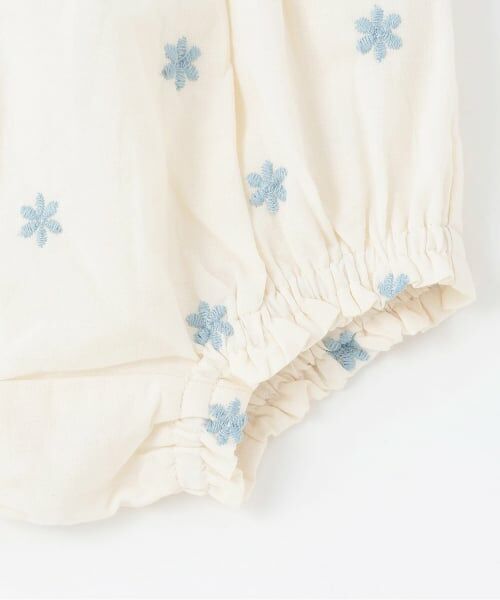 petit main / プティマイン ベビー・キッズウエア | 【リンク】インド綿エンブロイダリーセットアップ | 詳細7