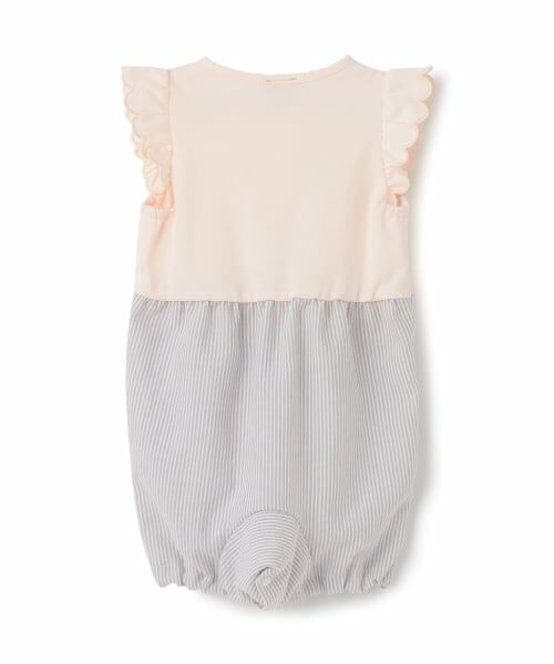 petit main / プティマイン ロンパース | フルーツ刺しゅう2wayオール | 詳細1
