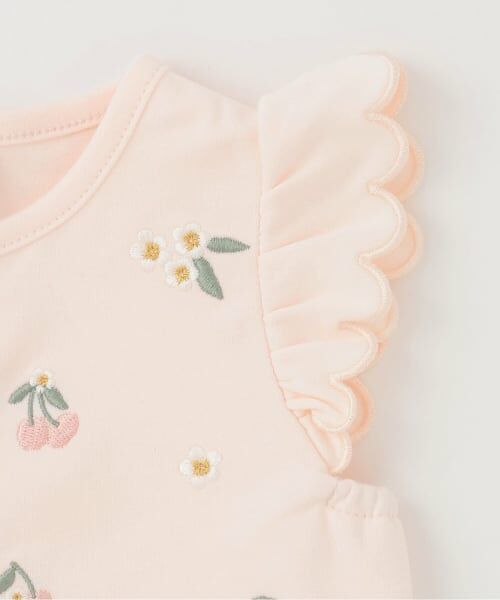 petit main / プティマイン ロンパース | フルーツ刺しゅう2wayオール | 詳細5