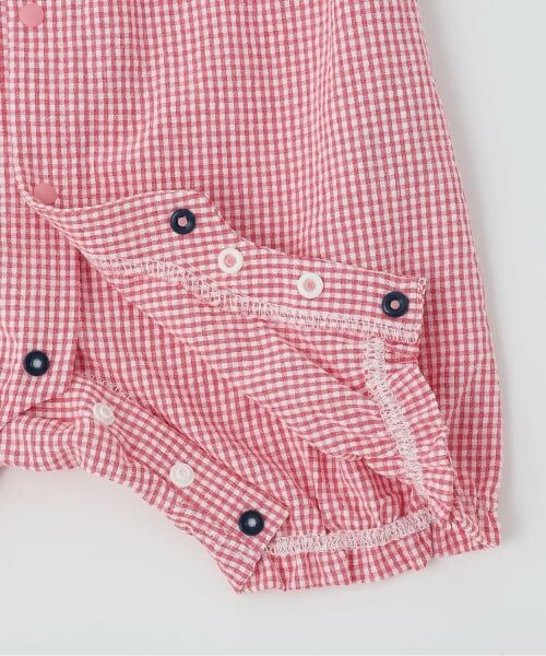 petit main / プティマイン ロンパース | 胸フリルフルーツカバーオール | 詳細6