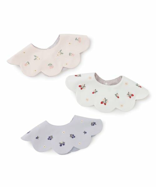 petit main / プティマイン スタイ・ビブ | フルーツ刺しゅうスタイ | 詳細7