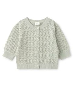 petit main / プティマイン ベビー・キッズウエア | 【UV】透かし編みカーディガン