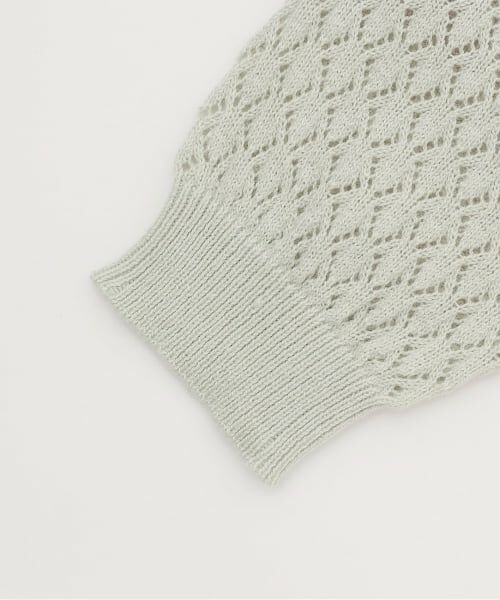 petit main / プティマイン ベビー・キッズウエア | 【UV】透かし編みカーディガン | 詳細3