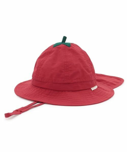 petit main / プティマイン ベビー・キッズグッズ | フルーツバケットハット（赤）