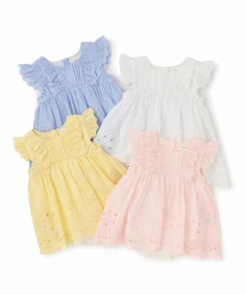 petit main / プティマイン ロンパース | 【リンク】オーバーレースOPロンパース | 詳細7