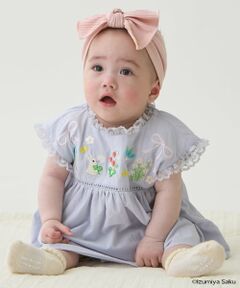 petit main / プティマイン ベビー・キッズウエア | 【泉屋 サク】モチーフ刺しゅうセットアップ