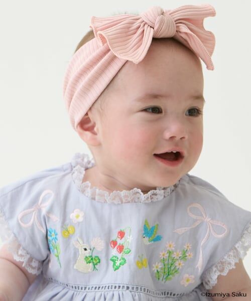 petit main / プティマイン ベビー・キッズウエア | 【泉屋 サク】モチーフ刺しゅうセットアップ | 詳細1