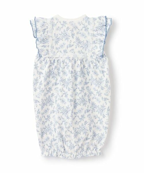 petit main / プティマイン ロンパース | 花柄フリル2wayオール | 詳細1