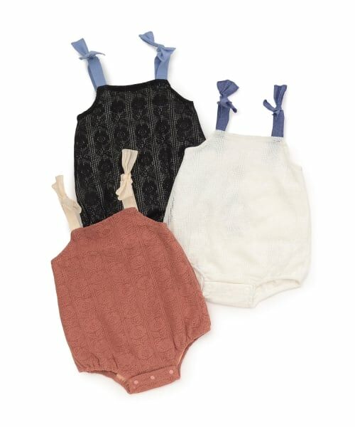 petit main / プティマイン ベビー・キッズウエア | レースサロペット/E | 詳細7