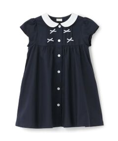 petit main / プティマイン ドレス | ちびリボンピンタックワンピース