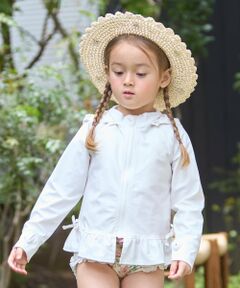 petit main / プティマイン 水着・スイムグッズ | 【SWIM】フリルラッシュガード