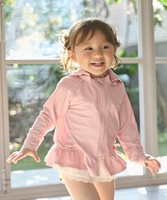 petit main / プティマイン 水着・スイムグッズ | 【SWIM】フリルラッシュガード