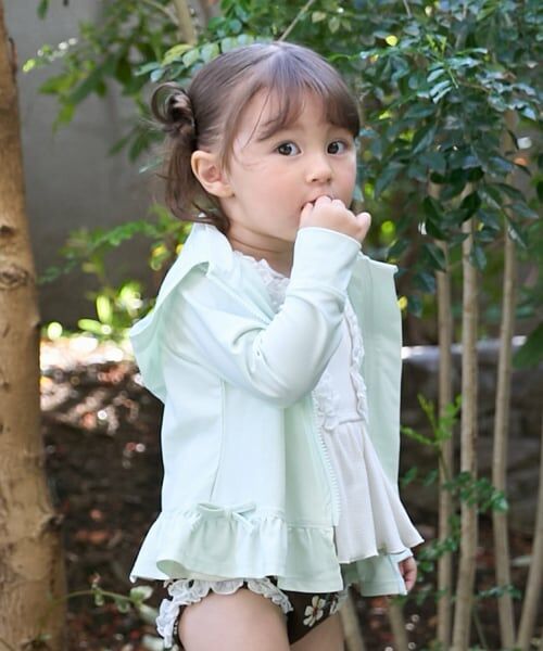 petit main / プティマイン 水着・スイムグッズ | 【SWIM】フリルラッシュガード | 詳細2