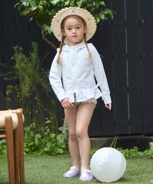 petit main / プティマイン 水着・スイムグッズ | 【SWIM】フリルラッシュガード | 詳細8