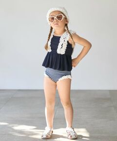 petit main / プティマイン 水着・スイムグッズ | 【SWIM】肩フリルタンキニ