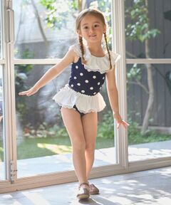 petit main / プティマイン 水着・スイムグッズ | 【SWIM】ドットレースフリルタンキニ