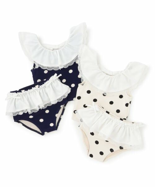 petit main / プティマイン 水着・スイムグッズ | 【SWIM】ドットレースフリルタンキニ | 詳細16