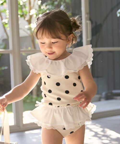 petit main / プティマイン 水着・スイムグッズ | 【SWIM】ドットレースフリルタンキニ | 詳細3