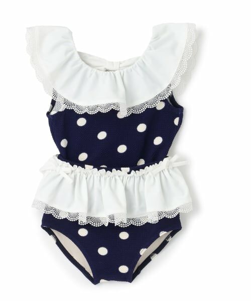 petit main / プティマイン 水着・スイムグッズ | 【SWIM】ドットレースフリルタンキニ | 詳細5