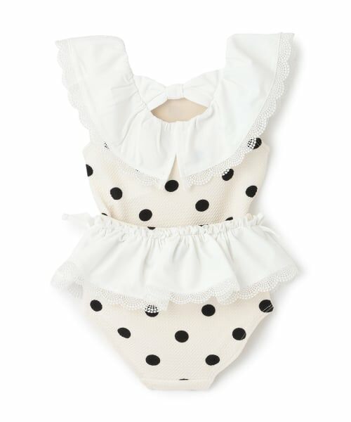 petit main / プティマイン 水着・スイムグッズ | 【SWIM】ドットレースフリルタンキニ | 詳細7