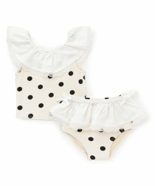 petit main / プティマイン 水着・スイムグッズ | 【SWIM】ドットレースフリルタンキニ | 詳細8