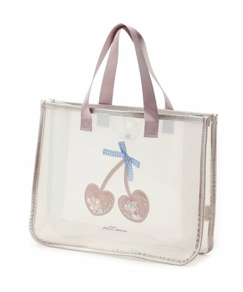 petit main / プティマイン 水着・スイムグッズ | 【SWIM】モチーフプールバッグ（ピンク）